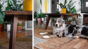 Building a Modern Walnut Coffee Table