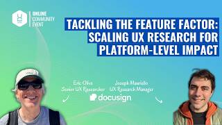 Tackling the Feature Factor: Scaling UX Research for Platform-Level Impact