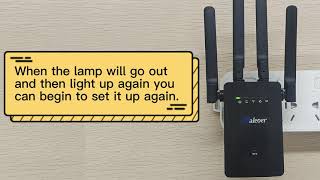 Paleoer WiFi extender reset guide