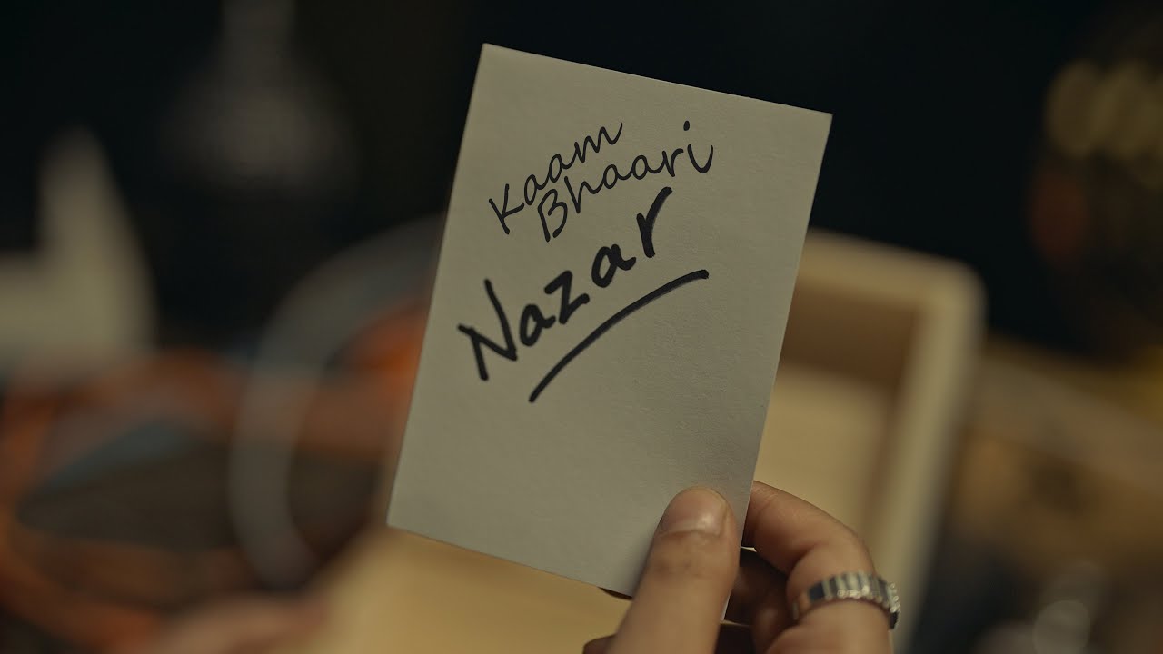 在 YouTube 上观看 Nazar | Kaam Bhaari | Prod. By Bhaari Beatz | ft. Shweta Warrier | Official Music Video |