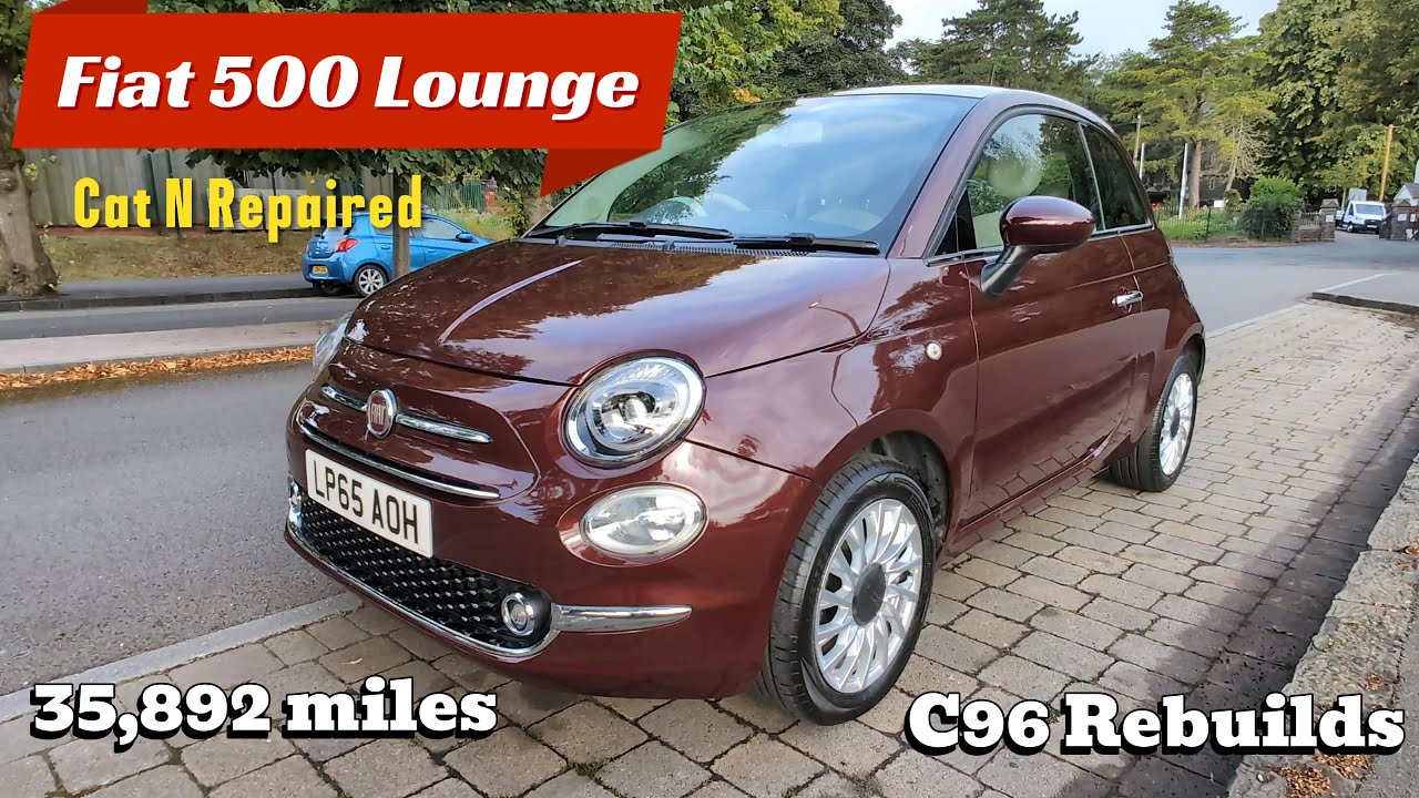 2016 Fiat 500 Lounge 35,892 Miles. All Finished - YouTube