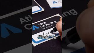 DIY label badge hack for event check-in