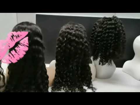 Different curl wig - YouTube