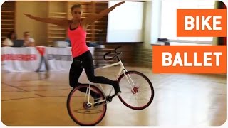 Girl Performs Impressive Bike Tricks | Balancing Act