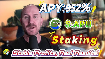 🔥 Zero-Risk Profit! Staked APU for a Day & Earned $500 – It’s Like Owning a Money Printer! 💰