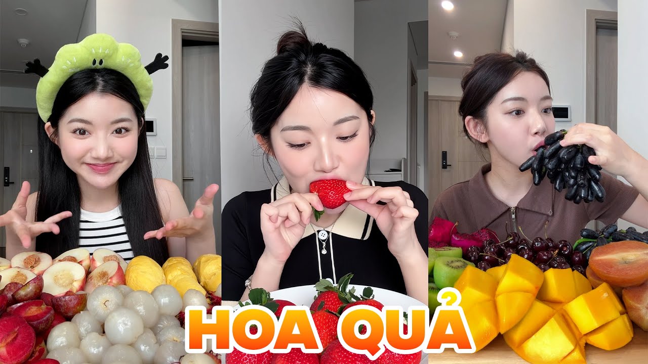 TỔNG HỢP MUKBANG HOA QUẢ | Đại Tiệc Trái Cây Tươi Mát – Ăn Ngon Sảng Khoái! 🍇🍍