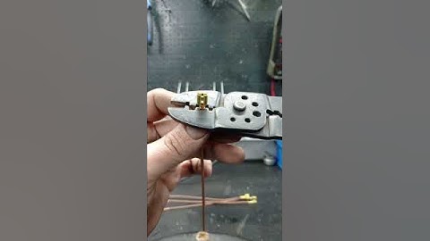 How to crimp spade connectors