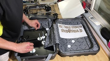 Stringwayストリングウェイ MS140L Assembly組立ガット張り機 キャリーケースから出します！