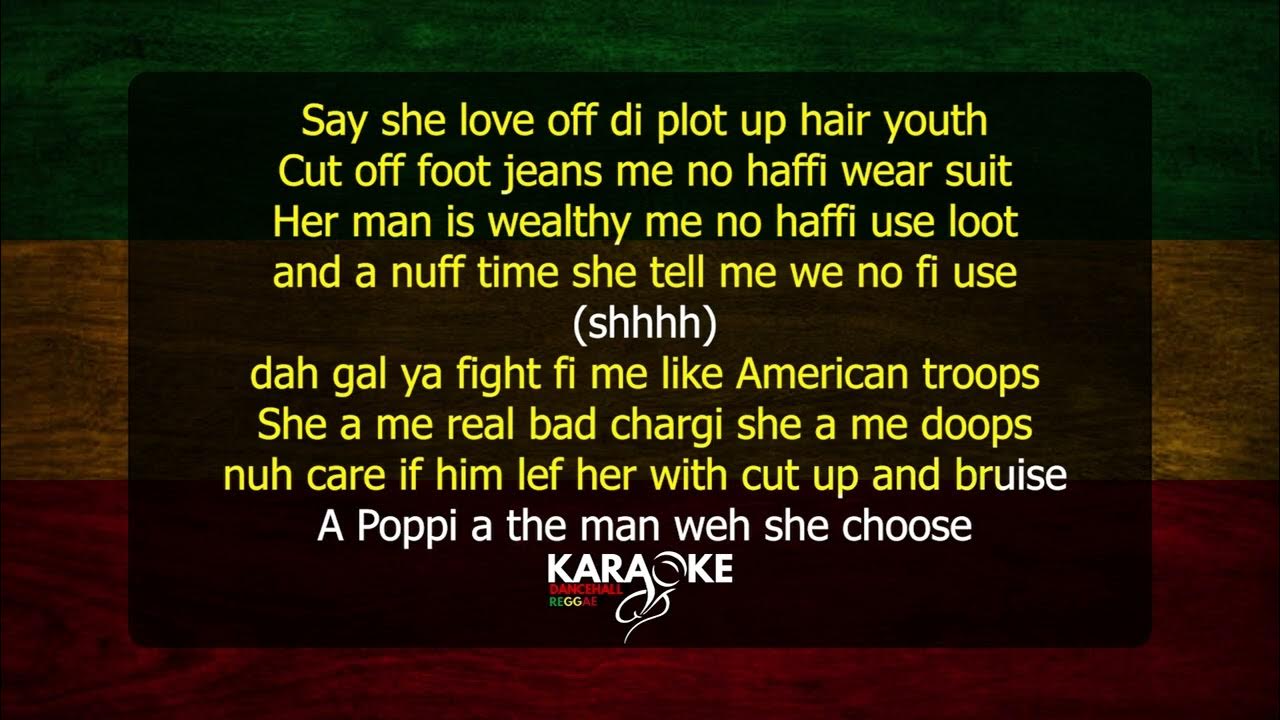 Popcaan Only man she want Dancehall Karaoke version YouTube