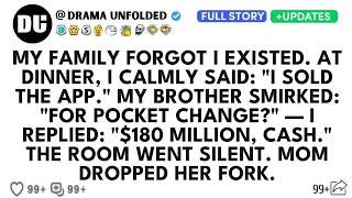 Full My Family Forgot I Existed — At Christmas Dinner, I Told Them My ‘Useless App’ Just Sold For $180m. Guide