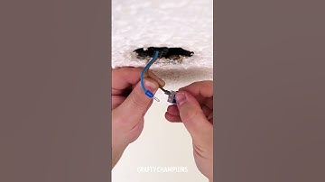 How to replace ceiling lights like a pro! 💡🛠️👨‍🔧 by Crafty Champions