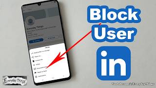 How to Block Someone on LinkedIn App