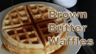 Brown Butter Waffles 