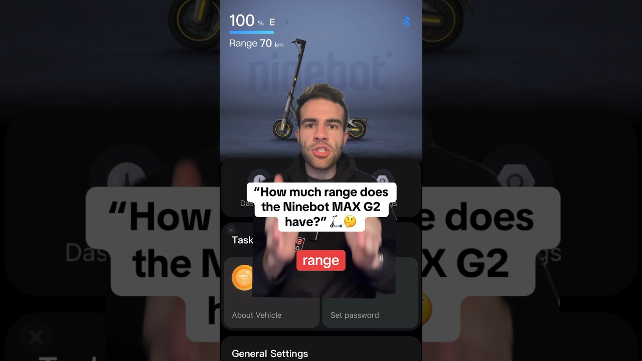 “How much range does the Segway-Ninebot MAX G2 have?” 🤔🛴🔋 