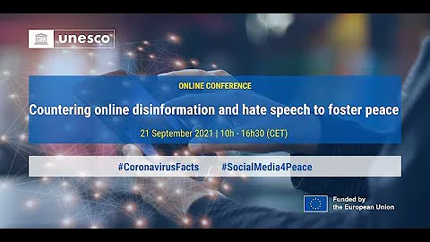 Conference on 'Countering online disinformation and hate speech to foster peace'