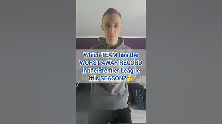 Which TEAM has the WORST AWAY RECORD in the Premier League this SEASON?🤔#epl #football #shorts #fyp