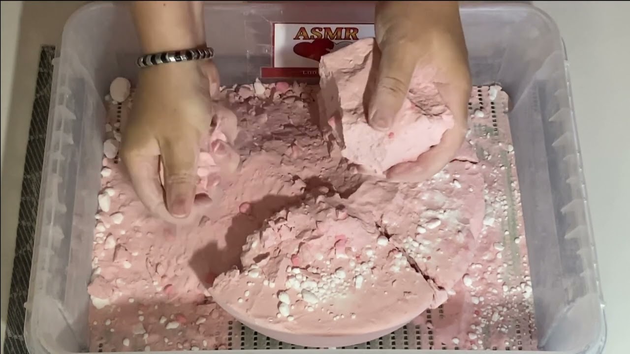 #ASMR 2 Baking Soda Crunch/Crumble Videos #508