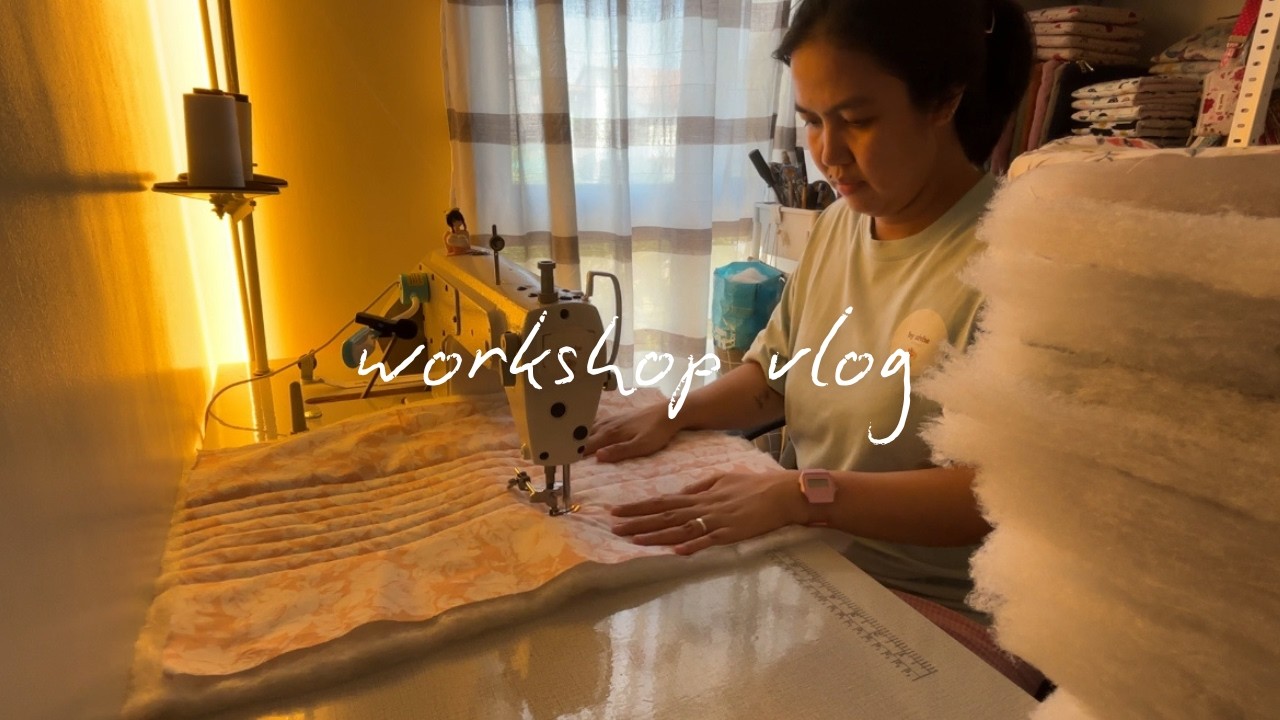 Episode 21: Sewing ASMR 🧵😌 | quilting session in real time | By Aivhe