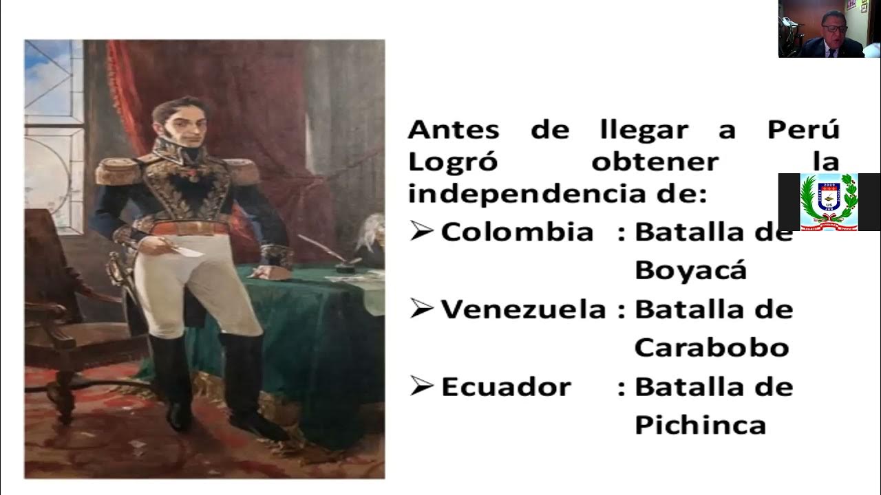 BOLIVAR EN EL PERU 1823 DR. CESAR GERARDO URIBE HUAMANI URIBE S