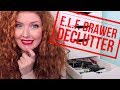 MAKEUP DECLUTTER | The e.l.f. Drawer!