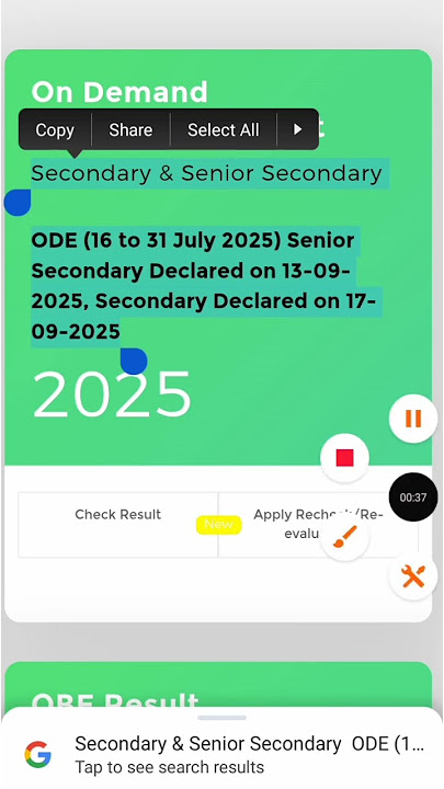 Nios August Ode Result Declared Date  | Task Is Helping (NIOS) #nios #ode #result #exam #short