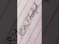 writing cursive name by jejaktintanovi #shorts #satisfying #cursive #writing #jejaktintanovi