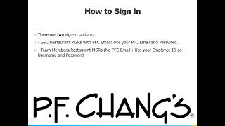 How to access P F Chang’s Pay Stubs & W2s