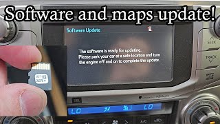 2014 Toyota 4Runner media firmware and maps update