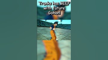 TRUNKS HAS BEEF WITH FUTURE GOHAN IN DRAGONBALL SPARKING ZERO! #shorts #dragonball