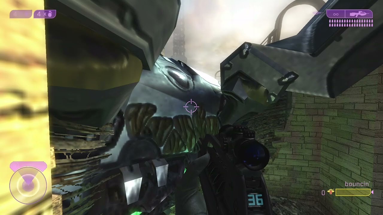 halo 2 classic. map turf. scarab jump out of map [easy version]