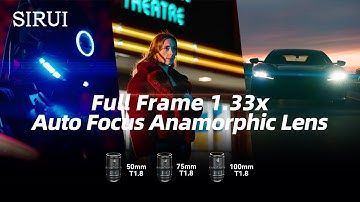 SIRUI ASTRA Series — The World’s First Full-Frame Autofocus Anamorphic Cine Lenses