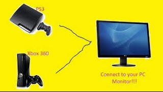 CONNECT PS3 TO PC MONITOR (VGA/DVI 