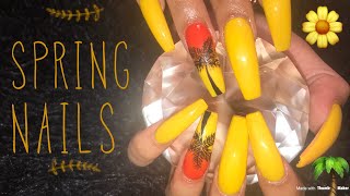 アクリルネイルフィル|春の爪