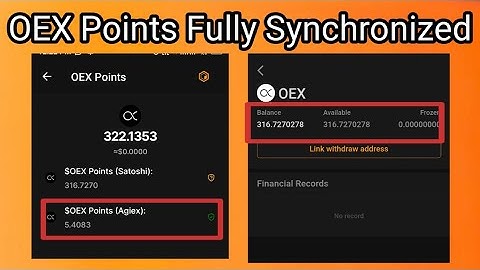 OEX and Satoshi Mining App Update | OEX Points is Fully Synchronized #oex #satoshi #openex