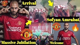 Massive Jubilatiøn At Old Trafford🤩!!! Sofyan Amrabat Arrival✍️ £38M Transfer + Manchester United