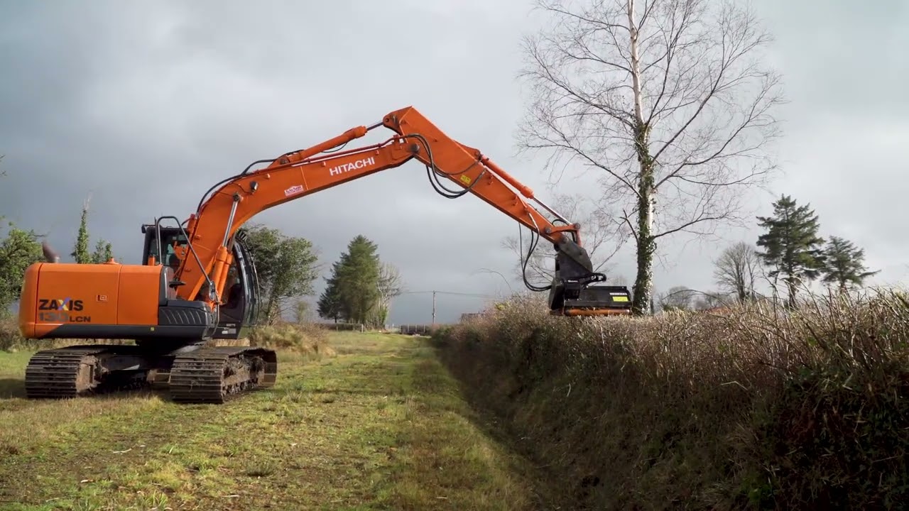 Power and Precision — The McElhill Excavator Flail Head in Action