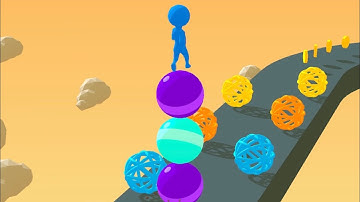 STACK RIDER 🟡💕- All Levels Gameplay Android, iOS v.69