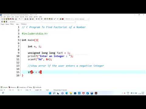 C Program to