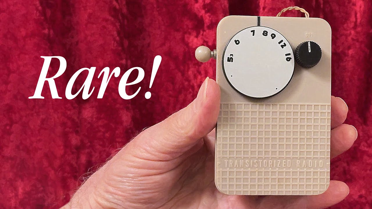1955 Sony's 2nd Radio Ever TR-2K - YouTube