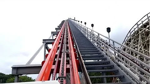 Steel Force Front Seat POV 2014 FULL HD Dorney Park