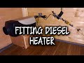 How I fit My Diesel Heater for Off-Grid stealth van life Mercedes Sprinter Camper Van