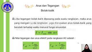RANGKAIAN ARUS BOLAK BALIK by ZIOLA NATASYA