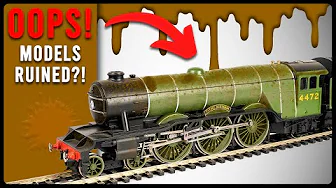 I Almost Ruined My Train Collection By Accidentally Painting It Brown...