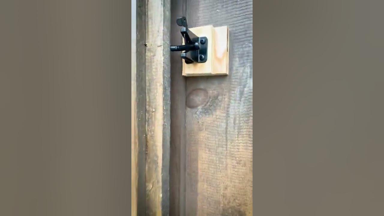 SHED HACK Here is a little trick to keep your Shed doors open shorts