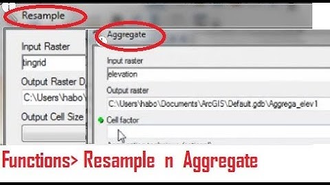 26-7 Working with Raster, Resample Function n Aggregate Function.Change Cell Size