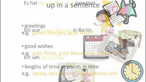 Learn German Grammar: Accusative Case