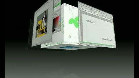 ALT Linux 4.1.1 3D Desktop
