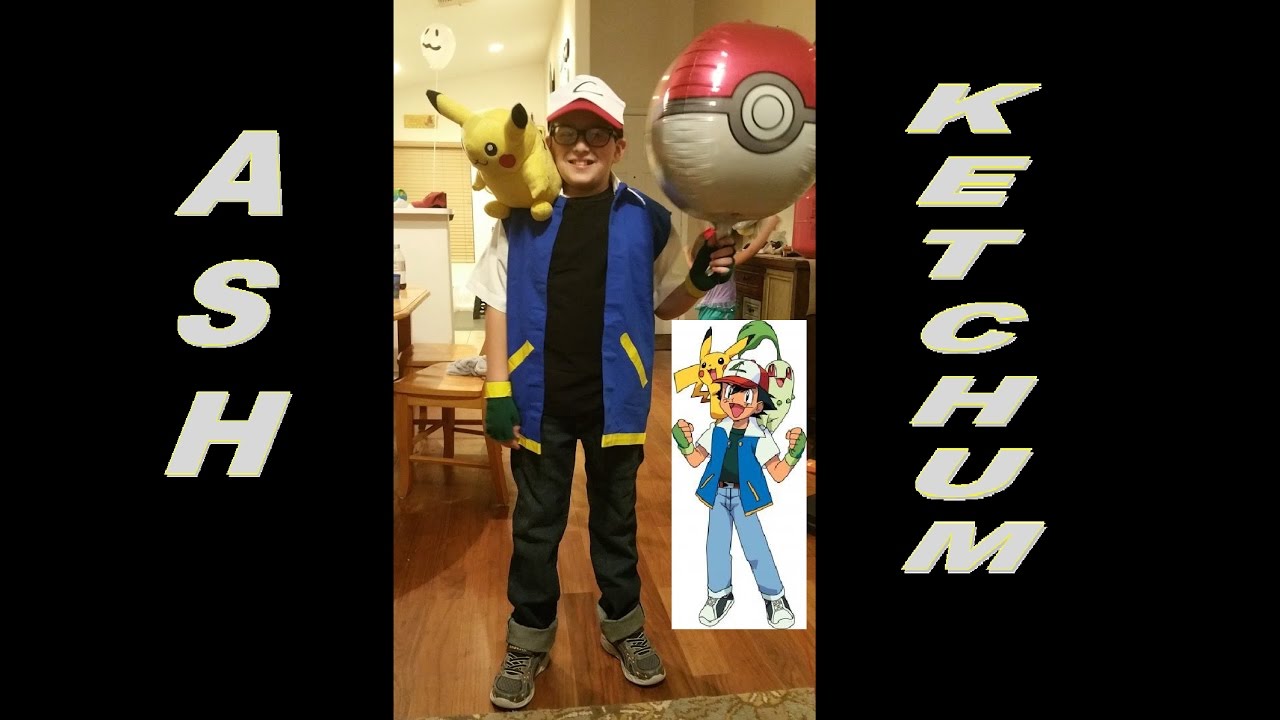 DIY Ash Ketchum Halloween Costume NO Sewing! YouTube