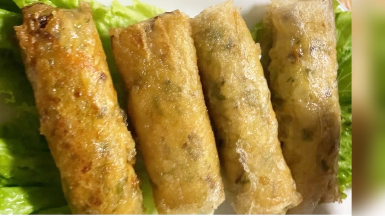 Nem rán/ Hướng dẫn cách làm nhân bao ngon, vỏ giòn - YouTube