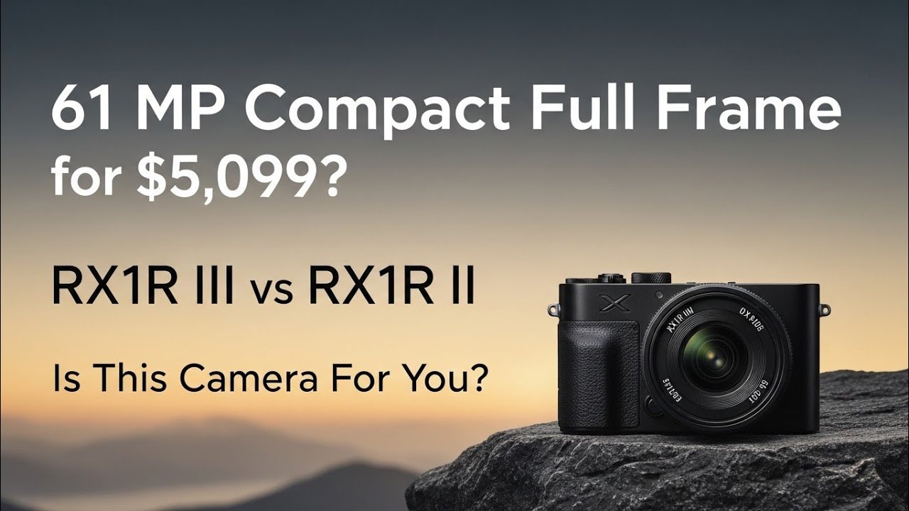 61 MP Compact Full Frame for $5,099?  RX1R III vs RX1R II. Is This Camera For You?